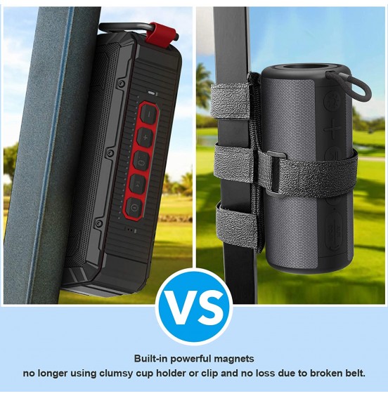 Pro Portable Magnetic Bluetooth Golf Speaker Wireless Waterproof IPX6/Shockproof - 3rd Generation Magnetic Golf Speakers for Golf Cart 20-Hour Playtime Golf Gifts (TWS & SD Card Function) Pro Portable Magnetic Bluetooth Golf Speaker Wireless Waterproof IPX6/Shockproof - 3rd Generation Magnetic Golf Speakers for Golf Cart 20-Hour Playtime Golf Gifts (TWS & SD Card Function)